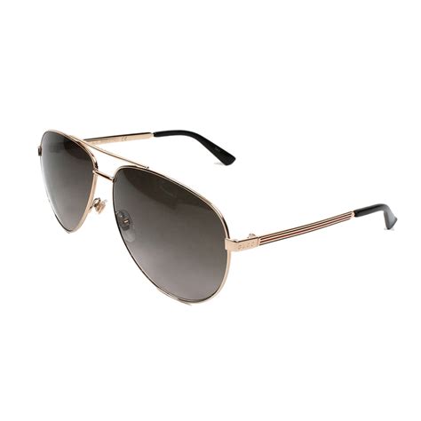 gucci jade golds aviators|Aviator frame sunglasses in gold.